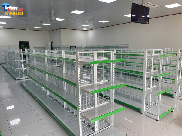 dự án lắp đặt kệ siêu thị tại Hòa Bình 